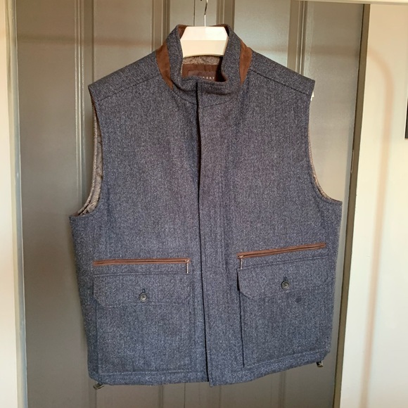 Robert Talbott twill vest. Men’s large. Worn once